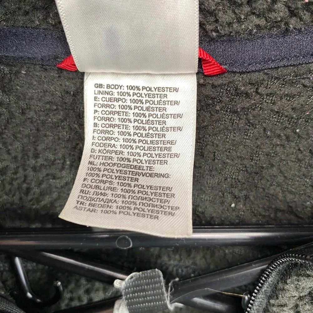 The North Face Mens Fleece Jacket Full Zip Up Black Medium‎ M Outerwear